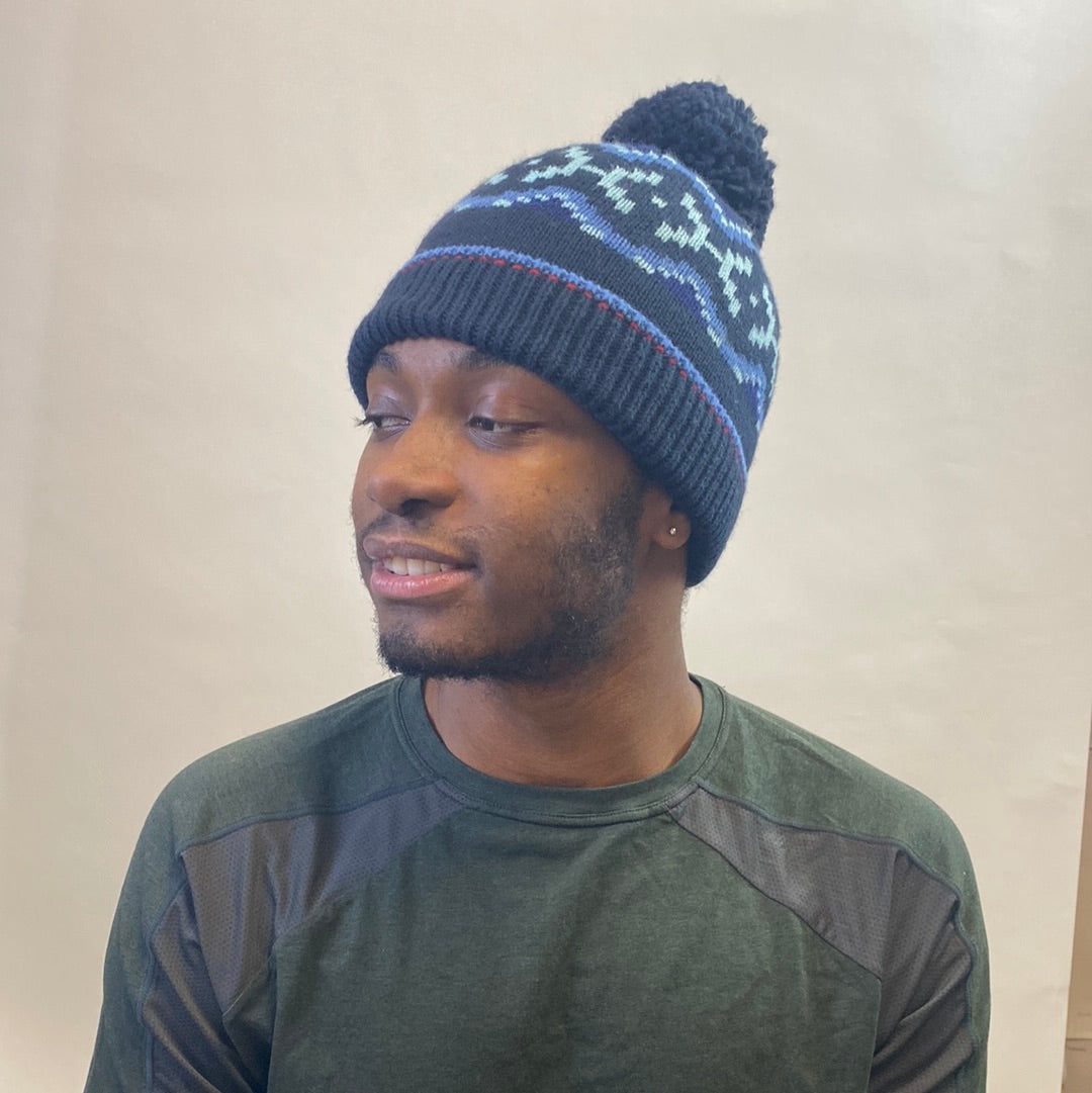 Recycled Jacquard Beanie