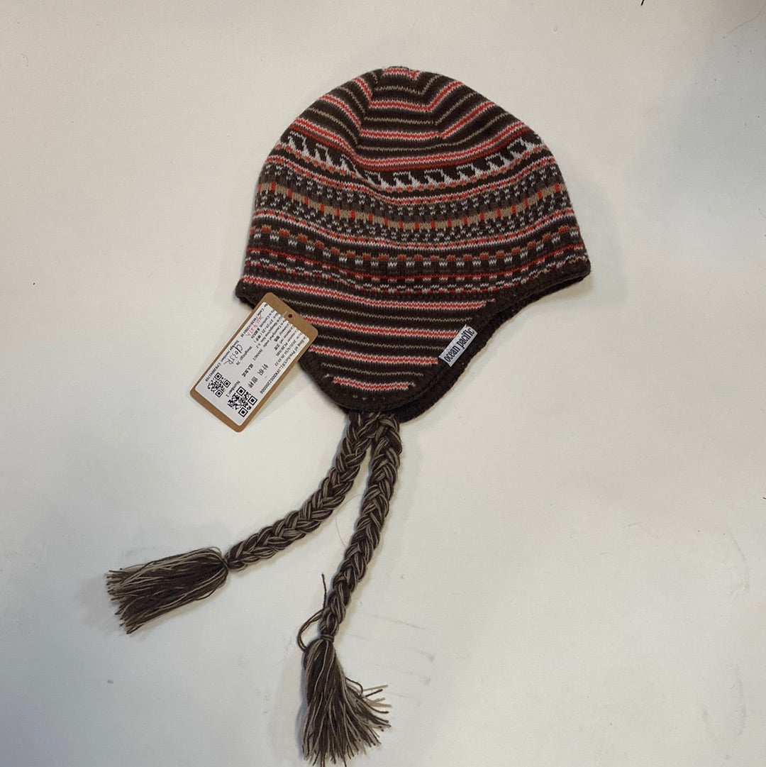 Recycled Fine Gauge Flap Beanie